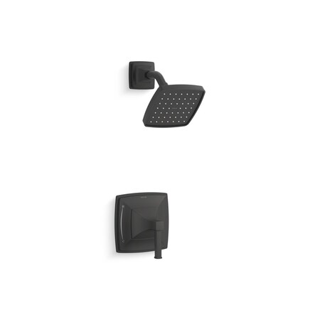 Kohler Riff Rite-Temp Shower Trim 2.5 GPM Matte Black K-TS27404-4-BL